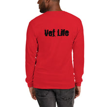 Load image into Gallery viewer, Vet Life Premium Flag Long Sleeve Shirt