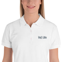 Load image into Gallery viewer, Vet Life Embroidered Womens Polo Shirt
