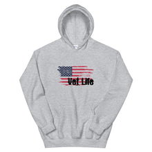 Load image into Gallery viewer, Vet Life Flag Hoodie