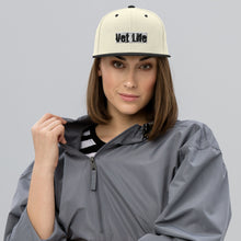 Load image into Gallery viewer, Vet Life Snapback Hat

