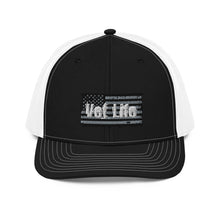 Load image into Gallery viewer, Vet Life Distressed Flag Trucker Cap
