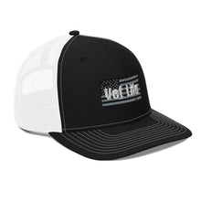 Load image into Gallery viewer, Vet Life Distressed Flag Trucker Cap
