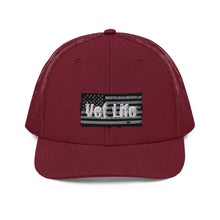 Load image into Gallery viewer, Vet Life Distressed Flag Trucker Cap
