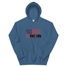 Load image into Gallery viewer, Vet Life Flag Hoodie
