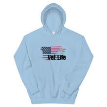 Load image into Gallery viewer, Vet Life Flag Hoodie
