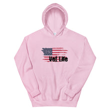 Load image into Gallery viewer, Vet Life Flag Hoodie
