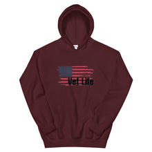 Load image into Gallery viewer, Vet Life Flag Hoodie
