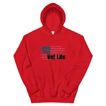 Load image into Gallery viewer, Vet Life Flag Hoodie
